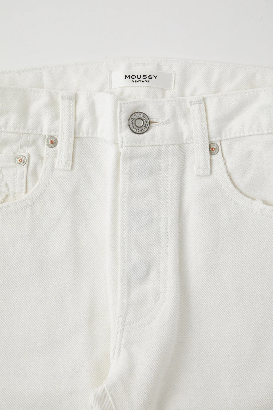 Moussy - MV Merry Tapered-Mid in White