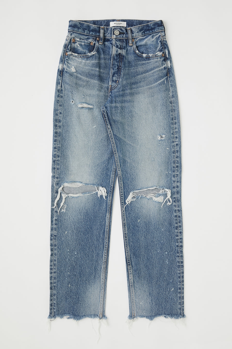 Moussy - MV Odessa Wide Straight in Dark Blue