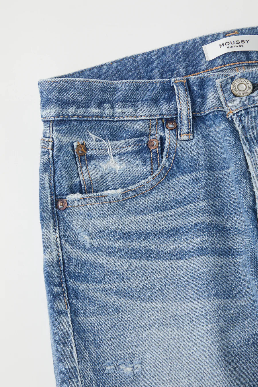 Moussy - MV Checotah Skinny in Light Blue