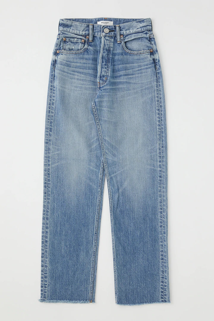 Moussy - MV Olivia Wide Straight in Blue