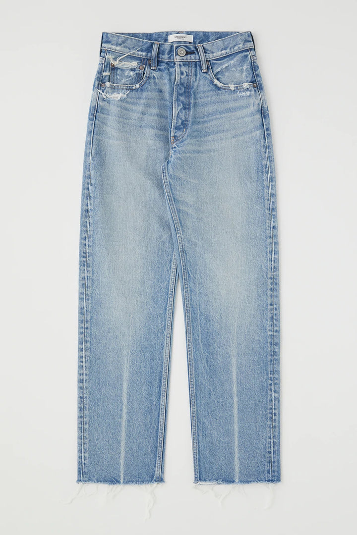 Moussy - MV Ashleys Wide Straight in Light Blue