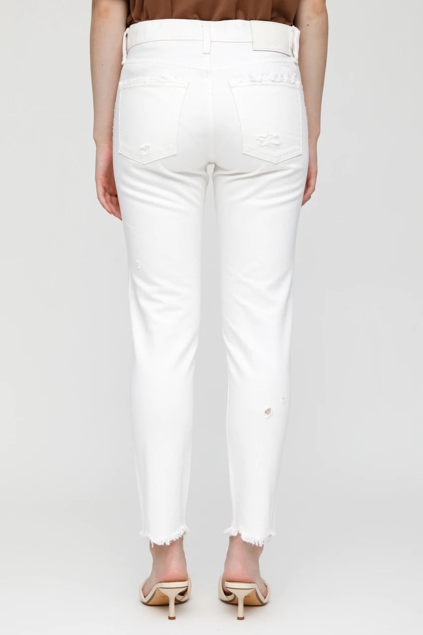 Moussy - MV Merry Tapered-Mid in White