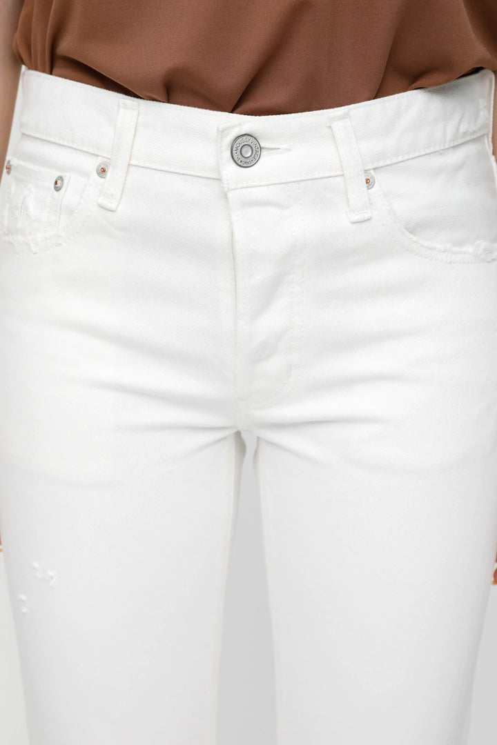 Moussy - MV Merry Tapered-Mid in White