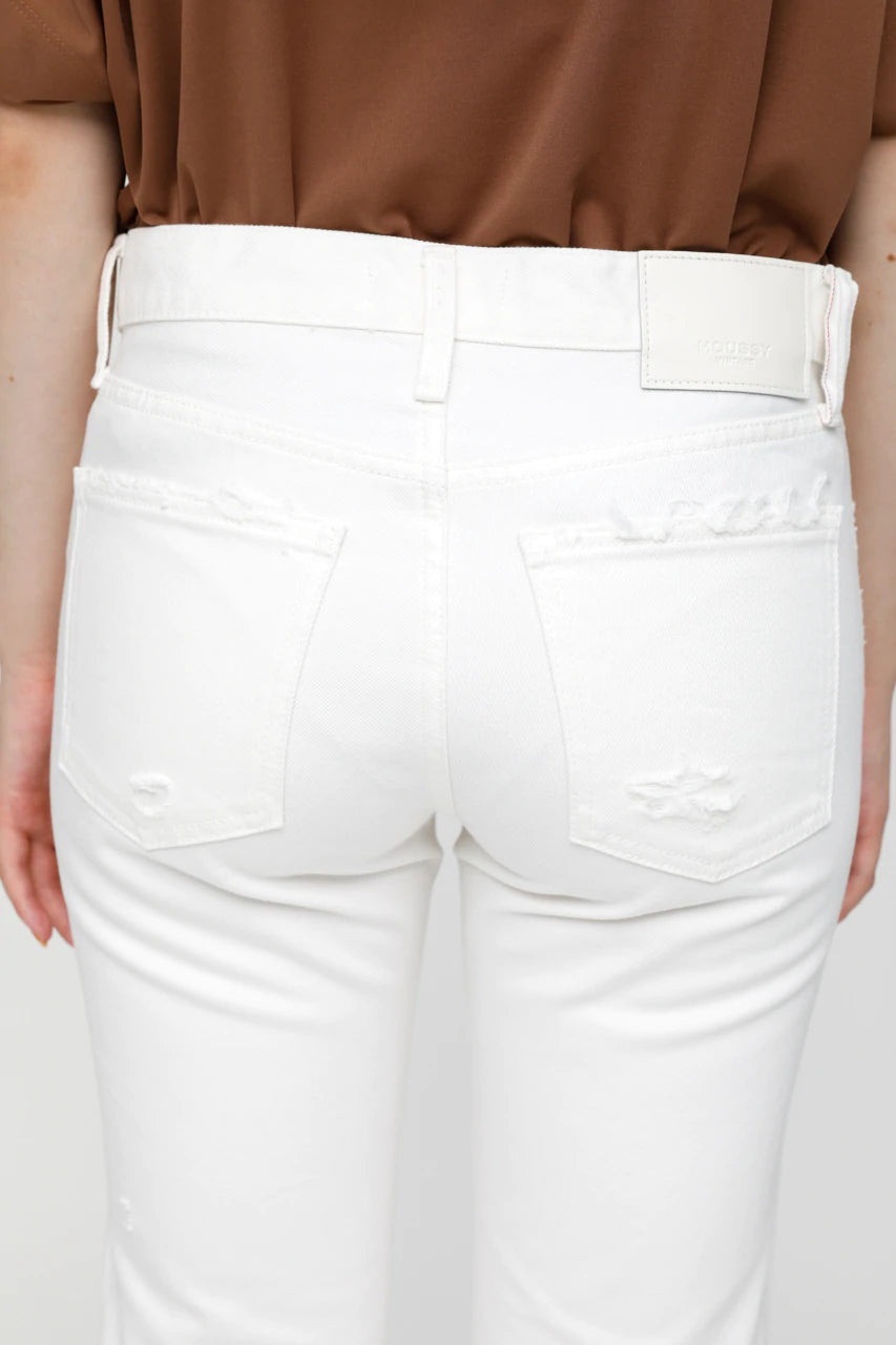 Moussy - MV Merry Tapered-Mid in White