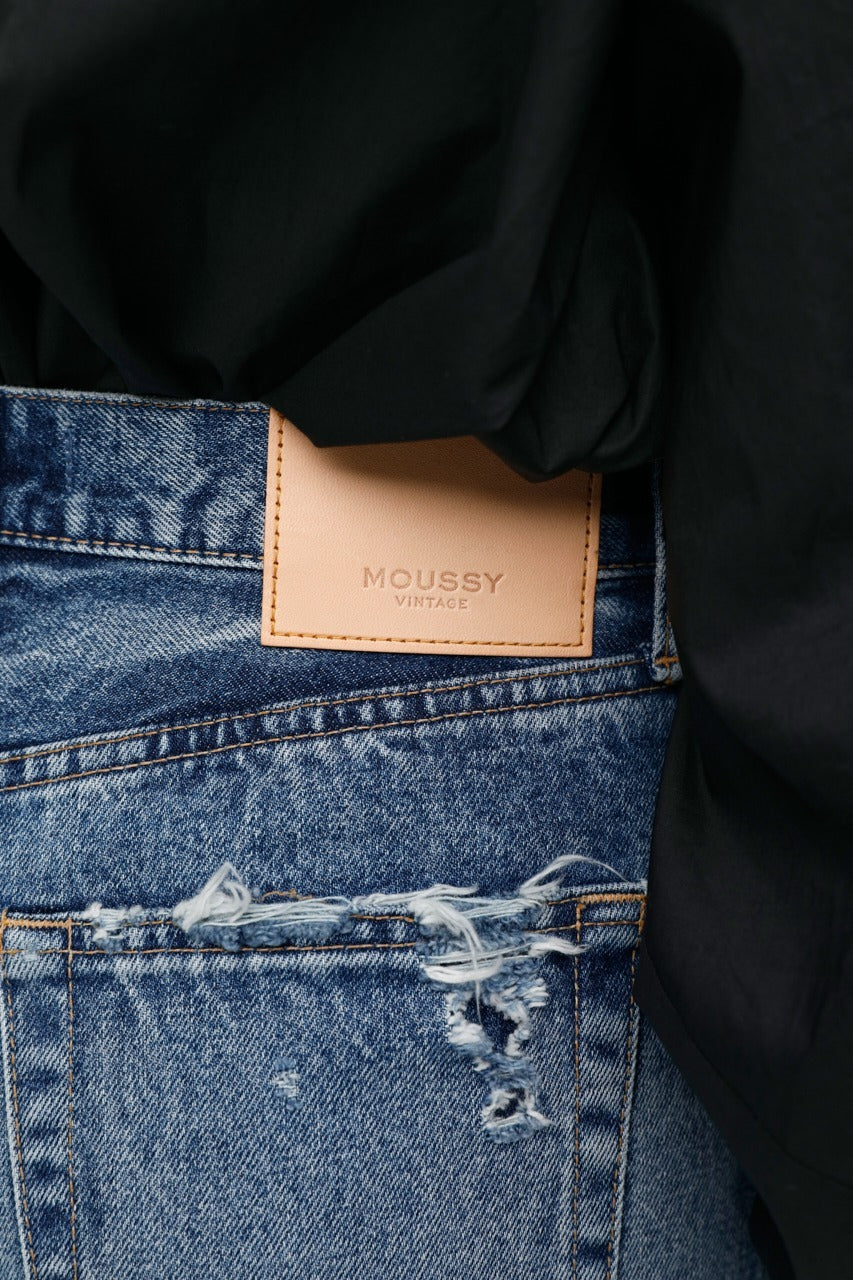 Moussy - MV Odessa Wide Straight in Dark Blue
