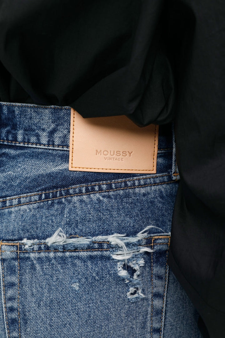 Moussy - MV Odessa Wide Straight in Dark Blue