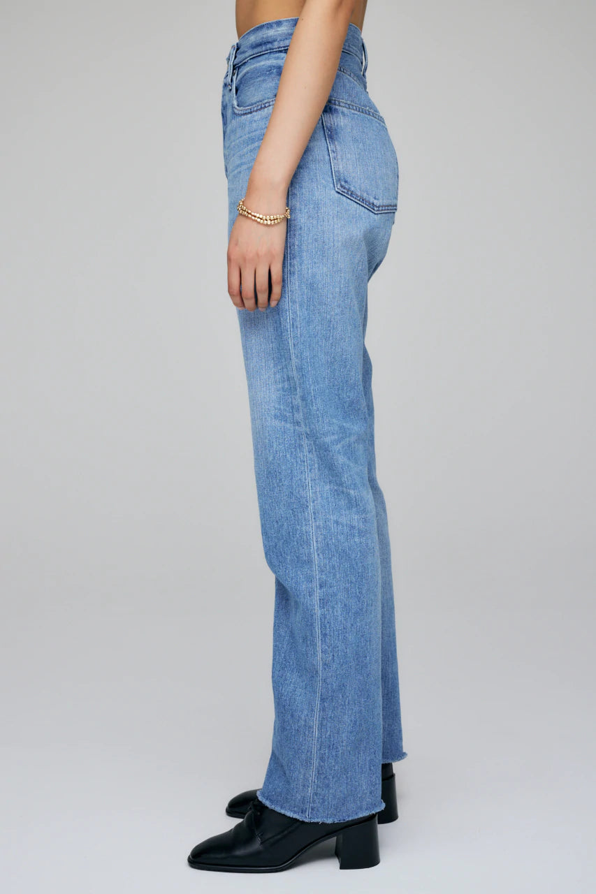 Moussy - MV Olivia Wide Straight in Blue