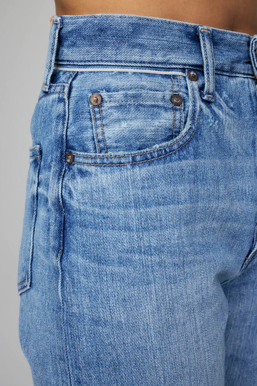 Moussy - MV Olivia Wide Straight in Blue