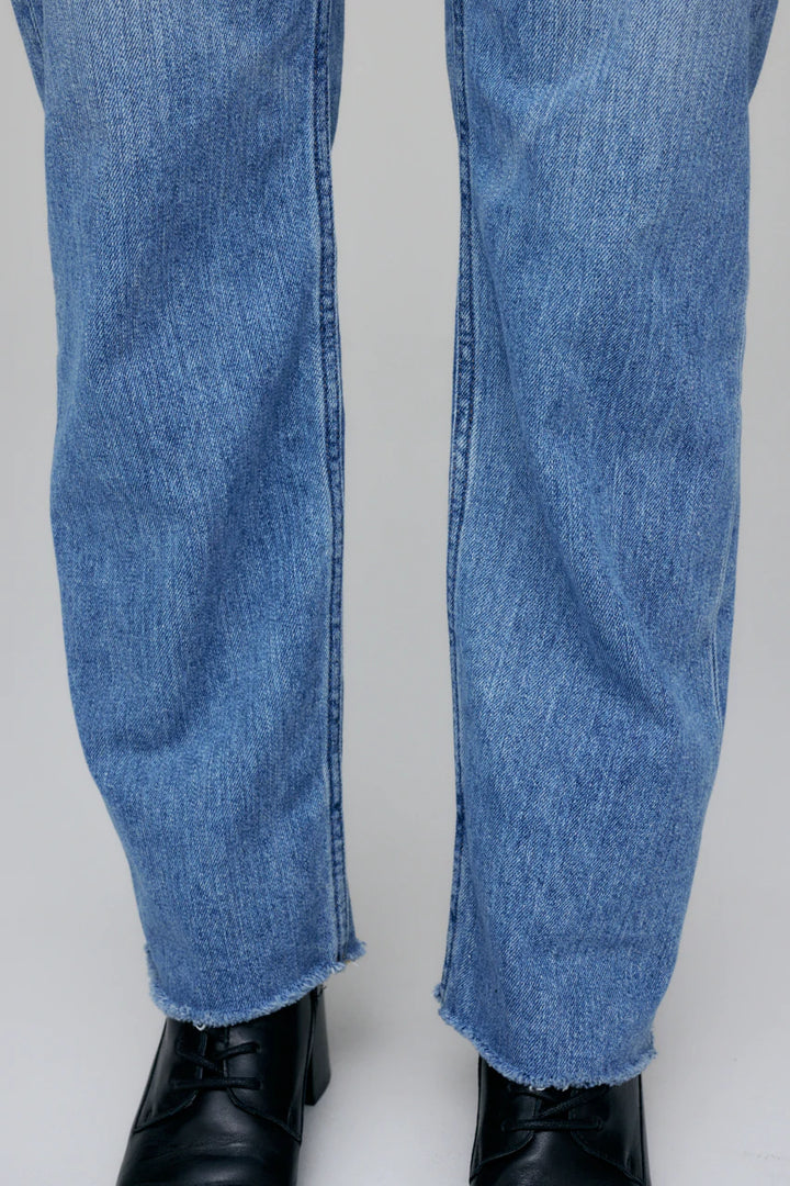 Moussy - MV Olivia Wide Straight in Blue
