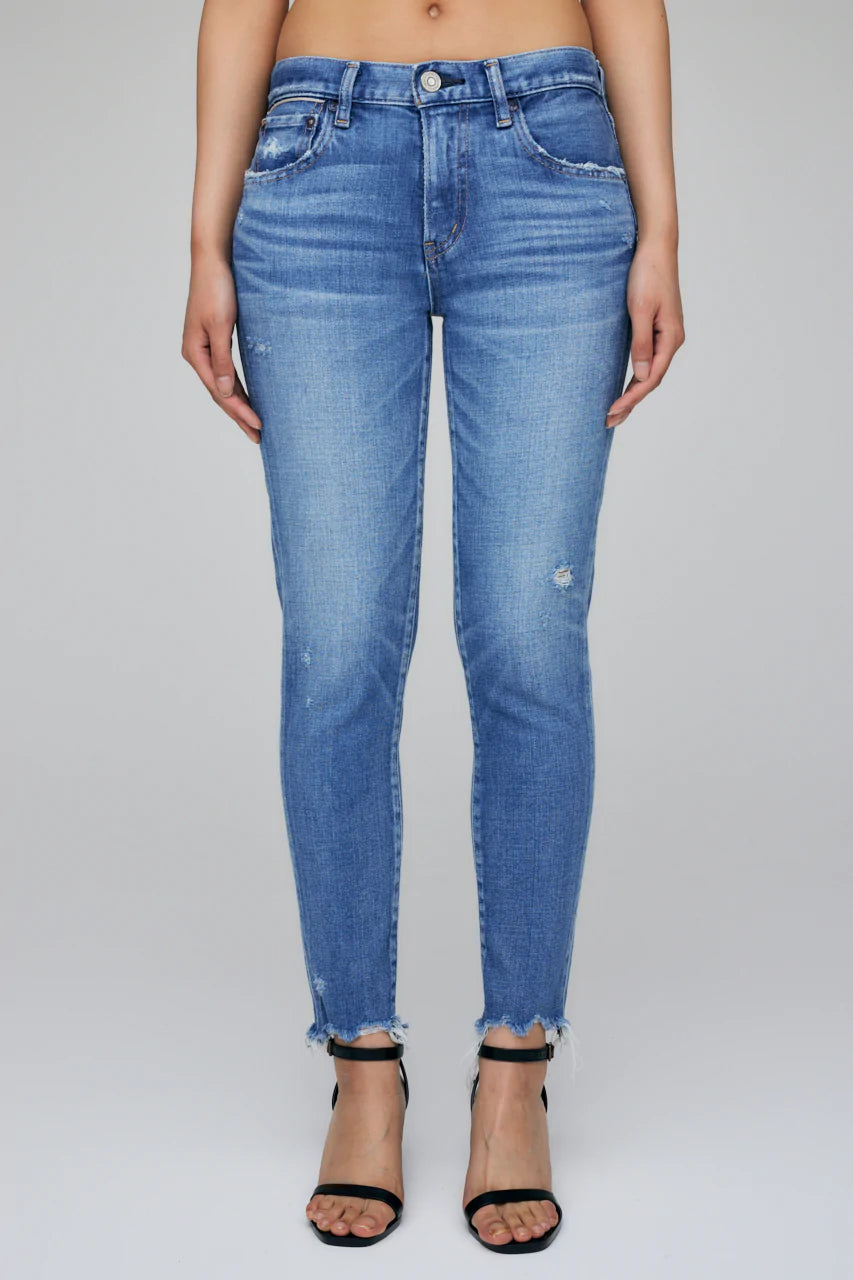 Moussy - MV Checotah Skinny in Light Blue