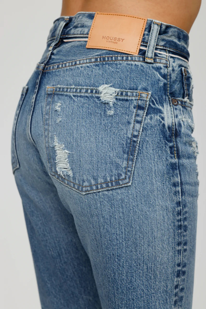 Moussy - Plymouth Straight in Blue