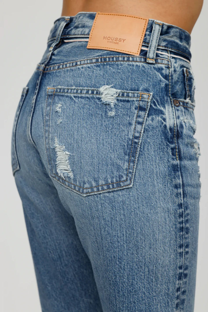 Moussy - Plymouth Straight in Blue