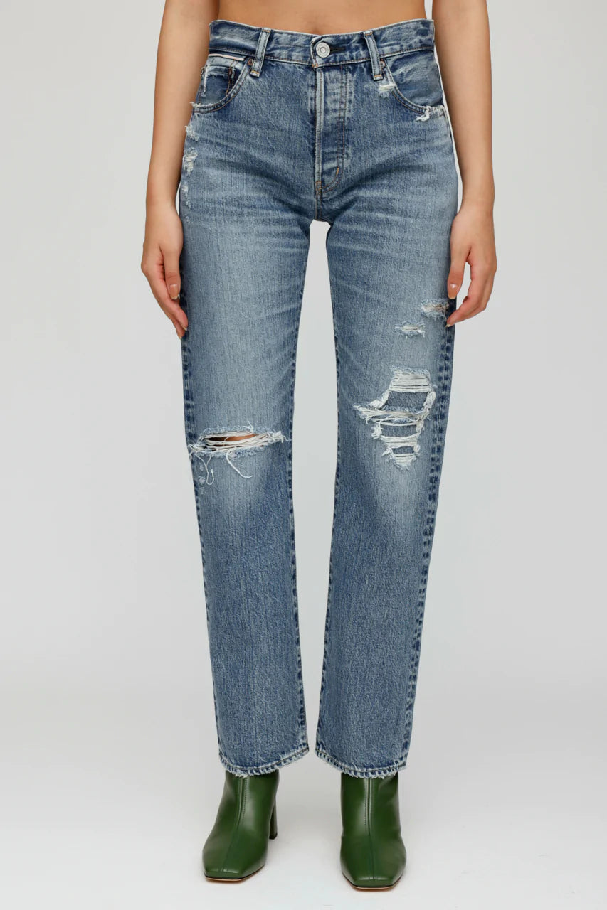 Moussy - Plymouth Straight in Blue