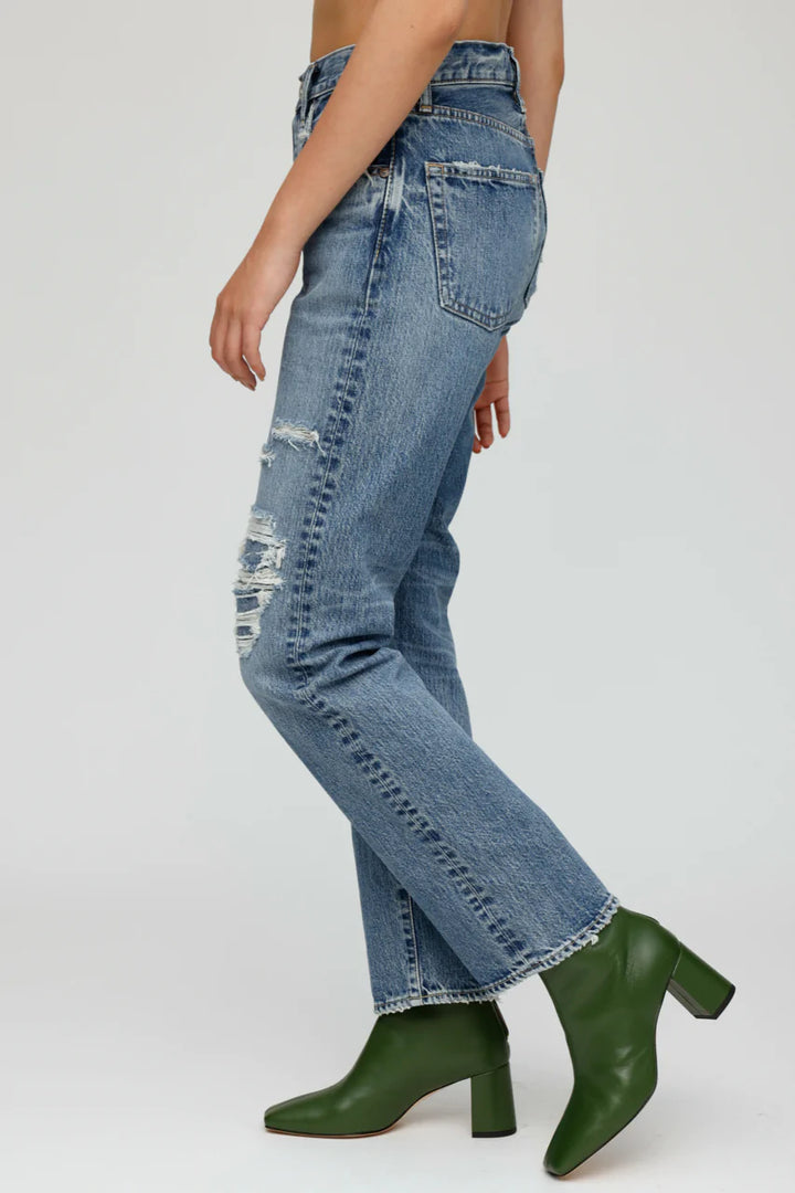Moussy - Plymouth Straight in Blue