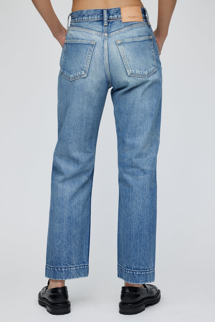 Moussy - MV Marilla Wide Straight in Light Blue