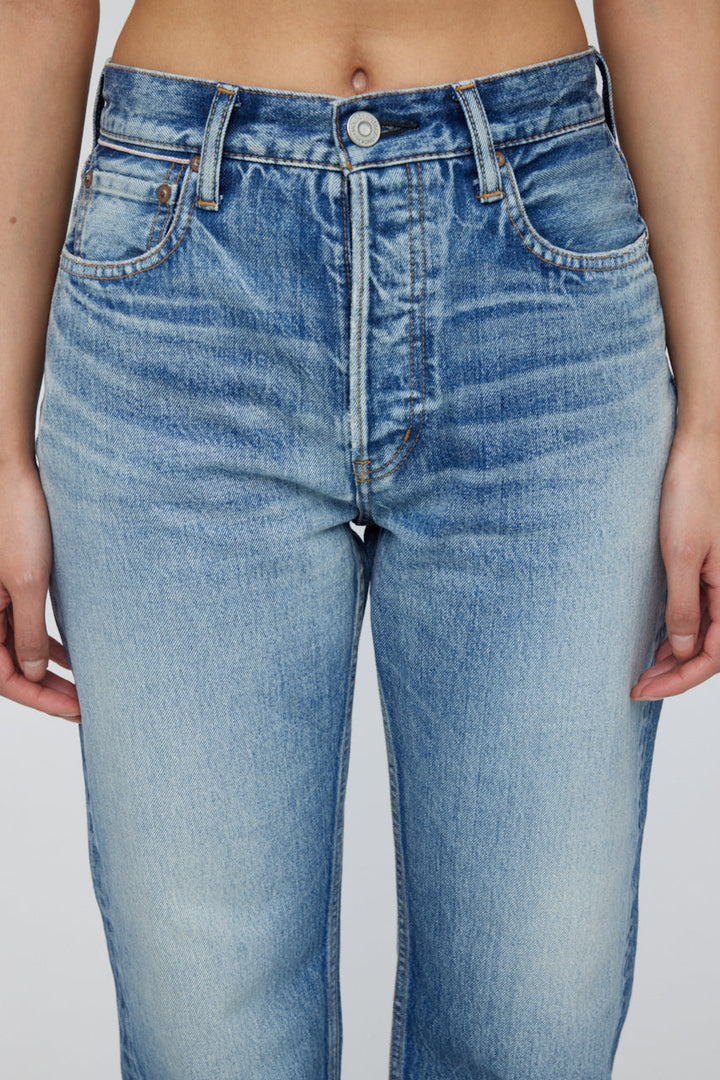 Moussy - MV Marilla Wide Straight in Light Blue