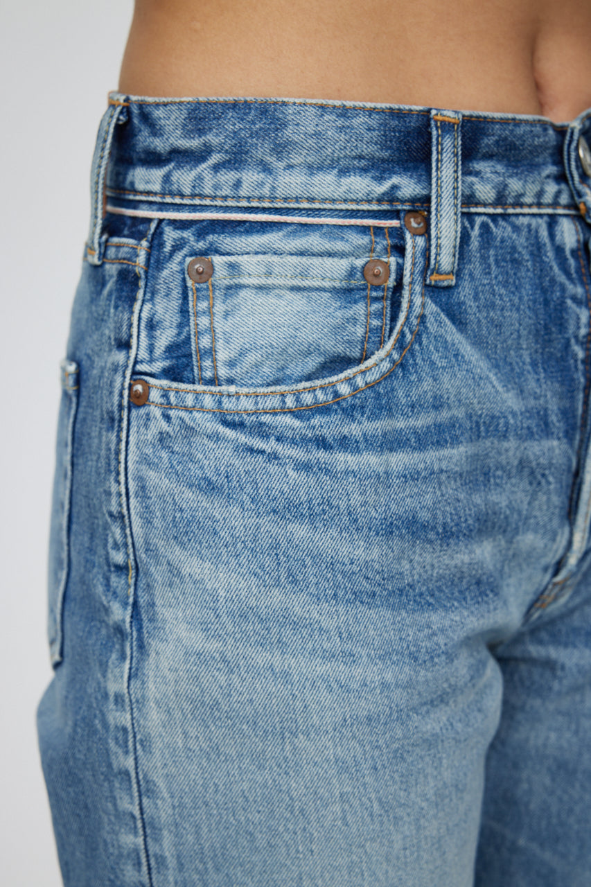 Moussy - MV Marilla Wide Straight in Light Blue