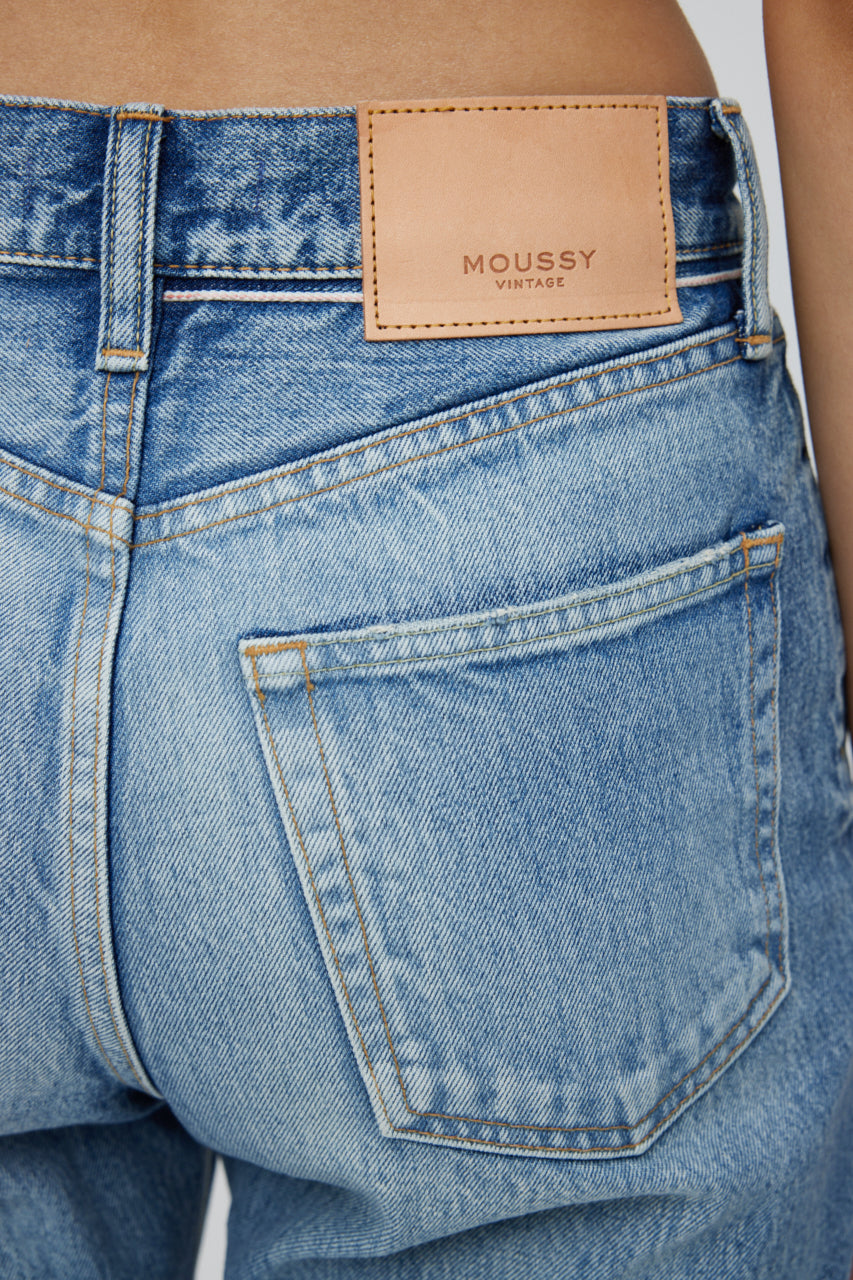 Moussy - MV Marilla Wide Straight in Light Blue
