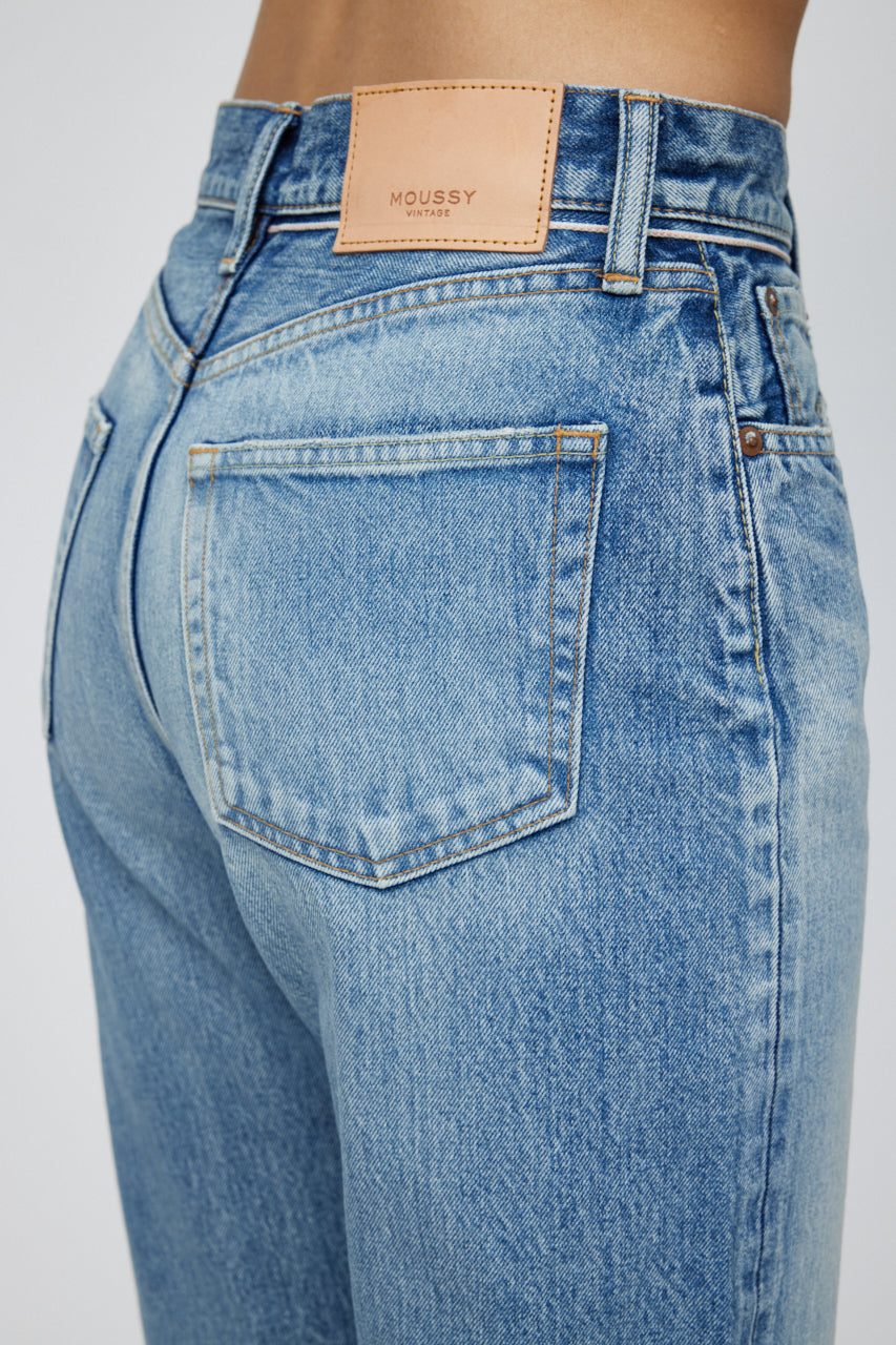 Moussy - MV Marilla Wide Straight in Light Blue – Blond Genius