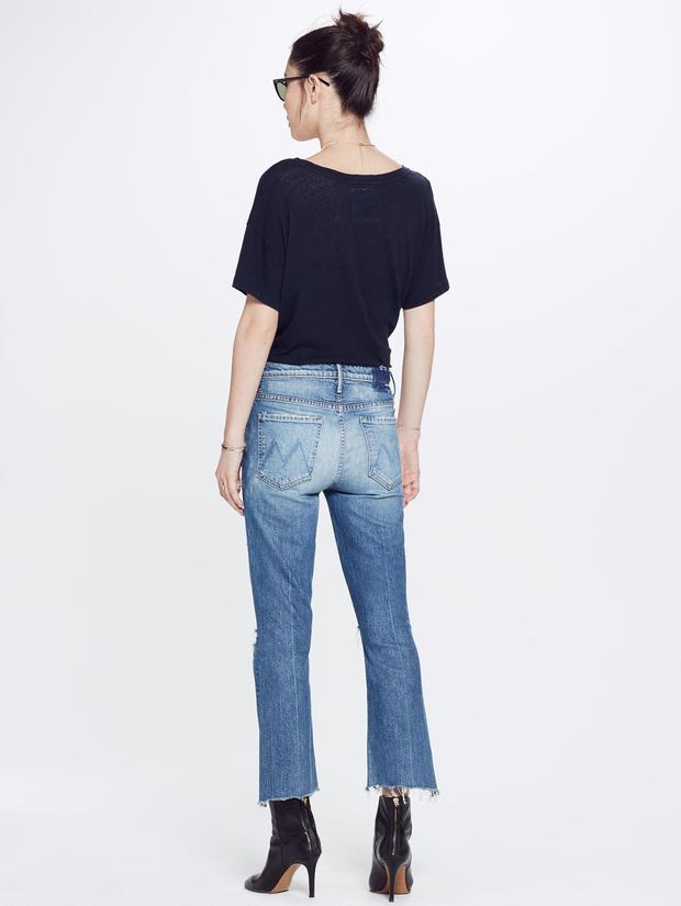 MOTHER DENIM- The Insider Crop Step Chew Better When It's Wrong
