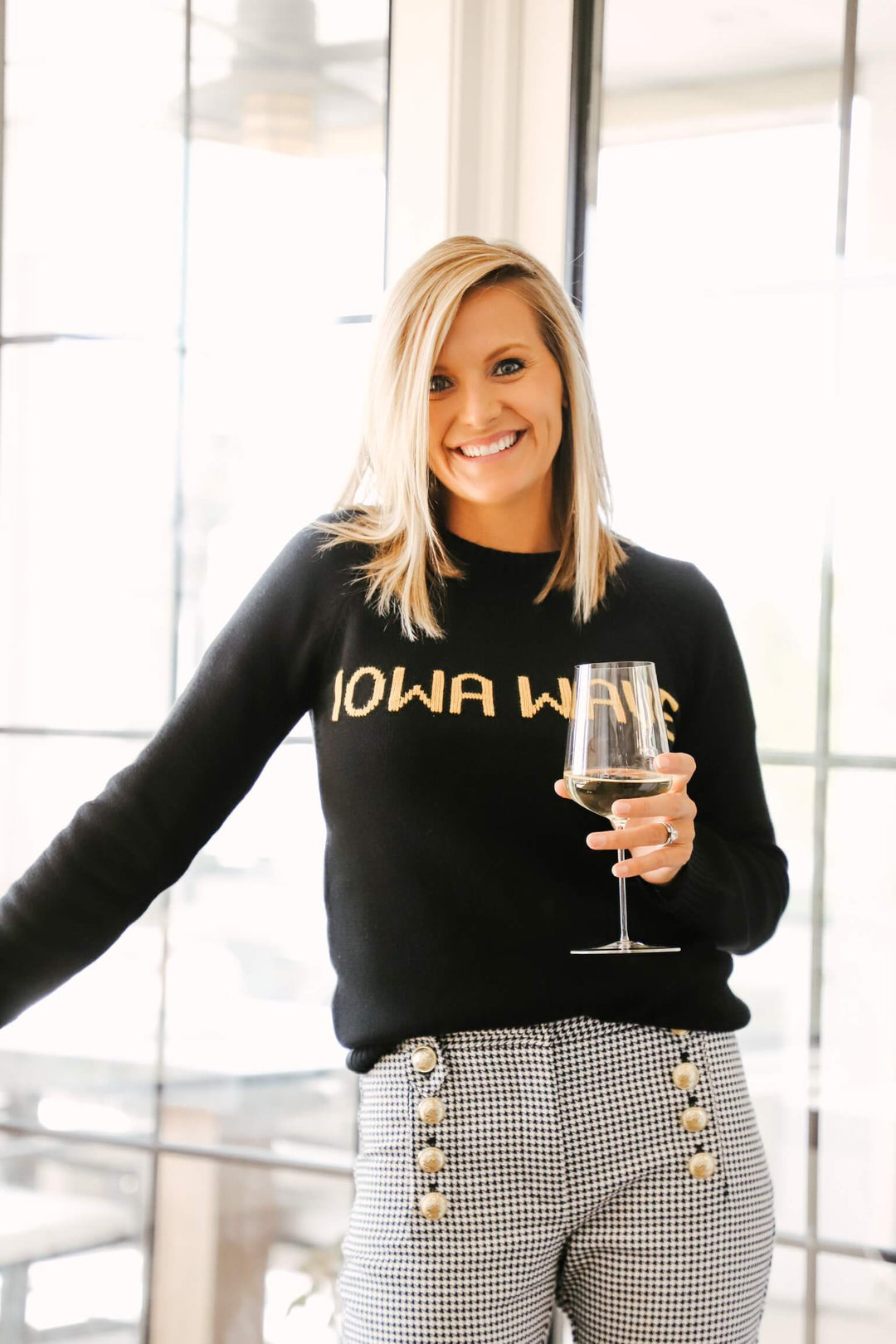 The Iowa Wave Shirt Sweater