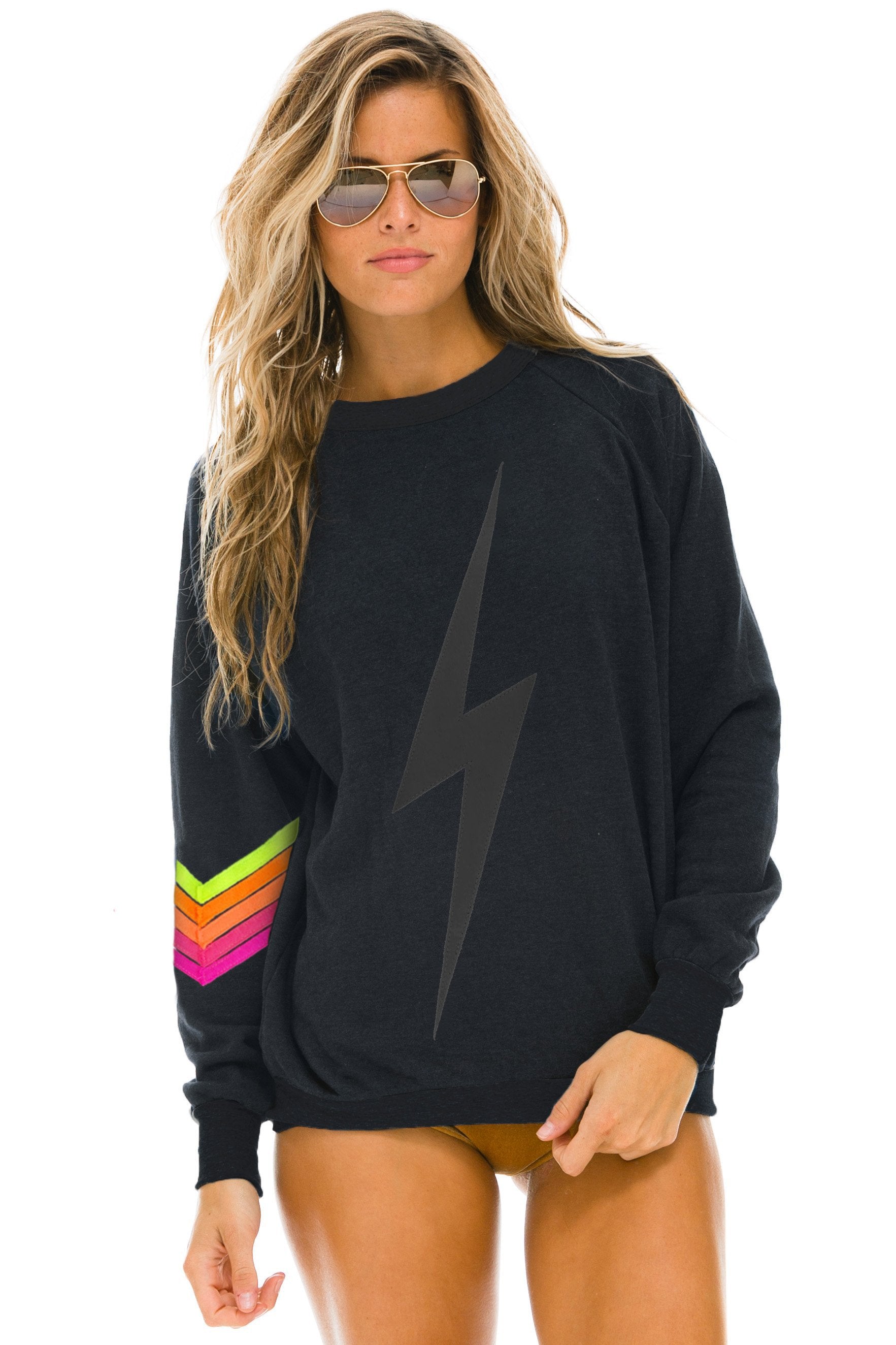 Aviator nation bolt crew sweatshirt hotsell