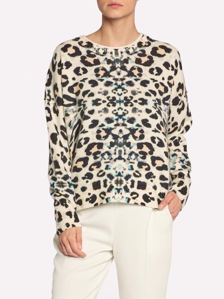 Brochu walker leopard sweater new arrivals