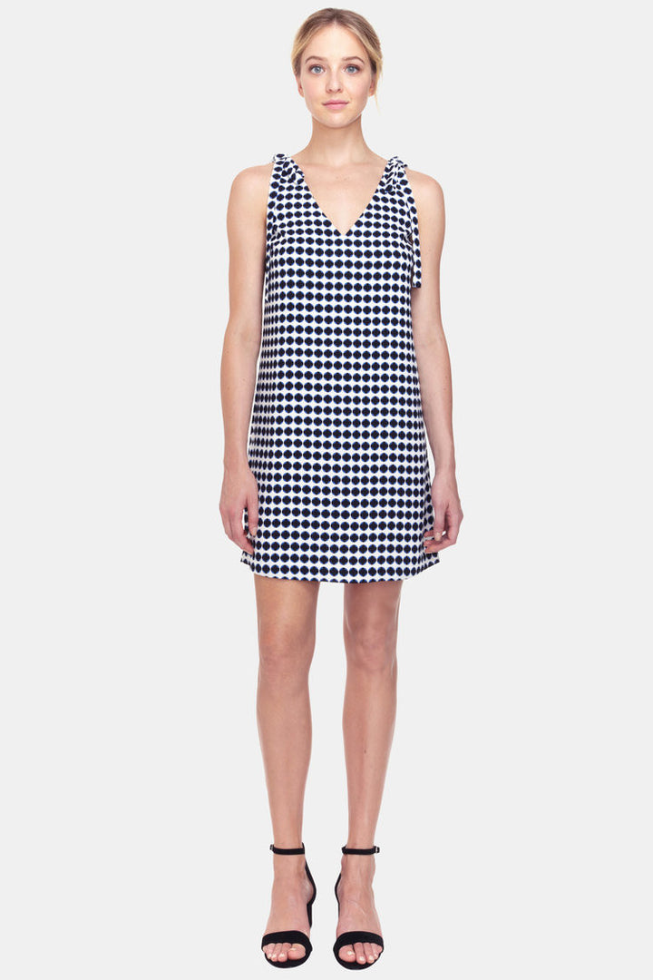 Cooper & Ella - Kamilly Bow Dress Circle Dot Print