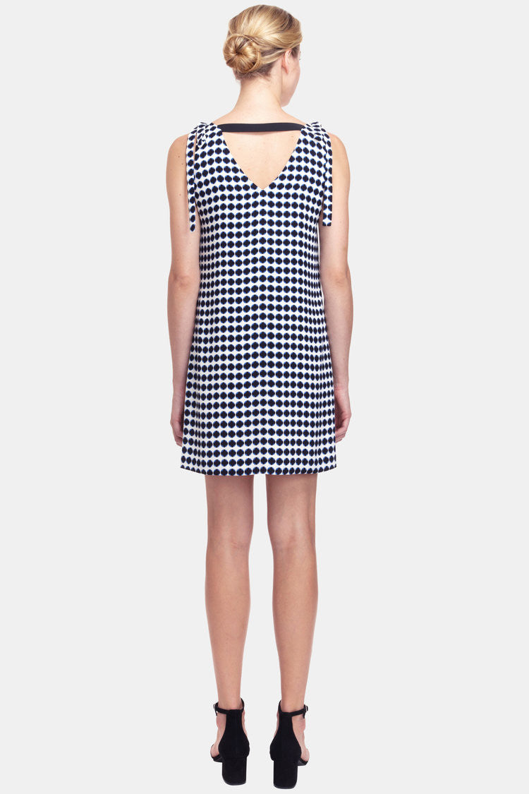 Cooper & Ella - Kamilly Bow Dress Circle Dot Print