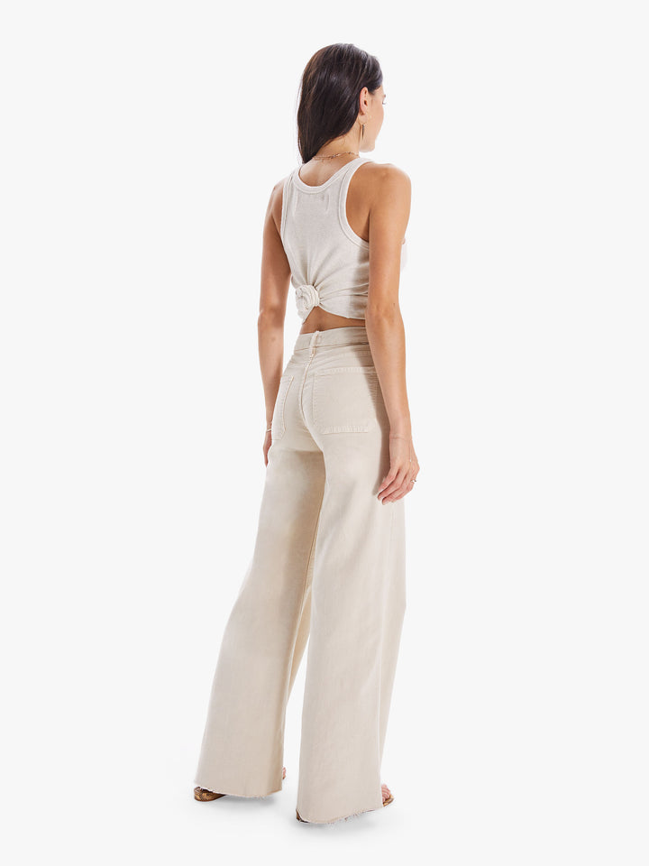 Mother - The Patch Pocket Roller Fray in Chalk Tapioca