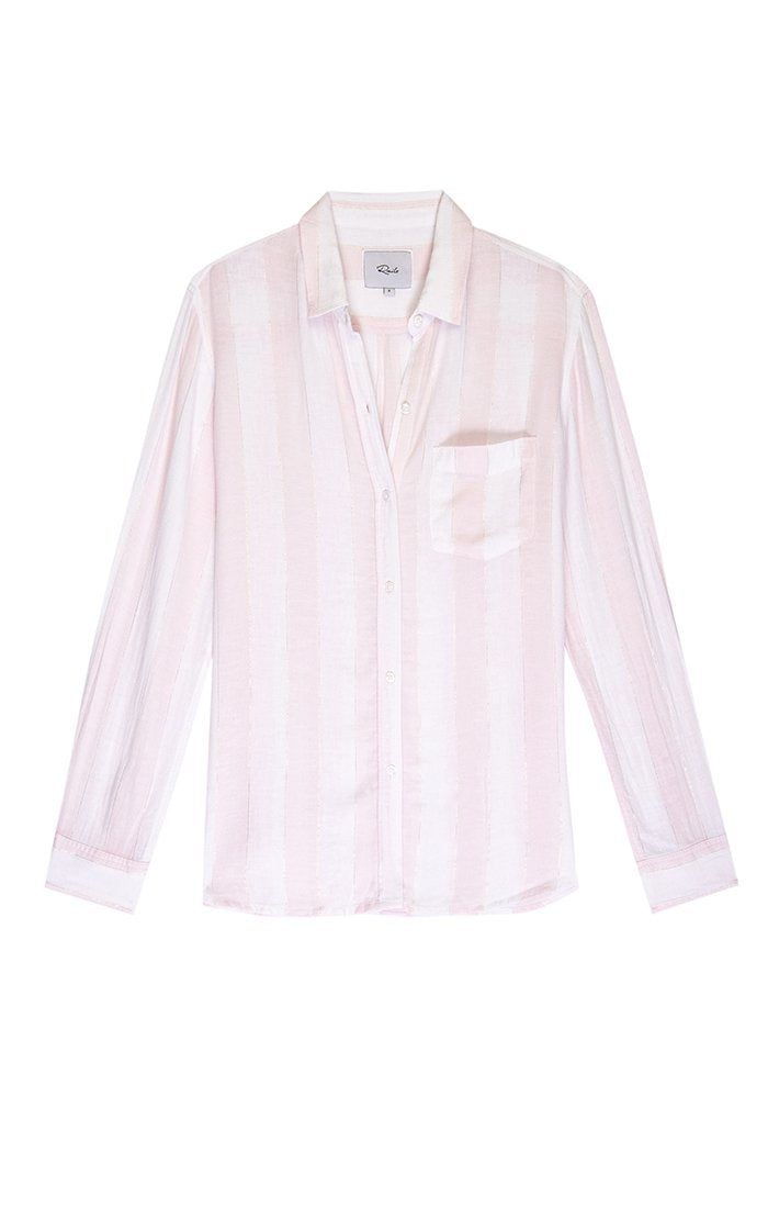 RAILS- Charli Long Sleeve Lotus Stripe with Pink Pastel