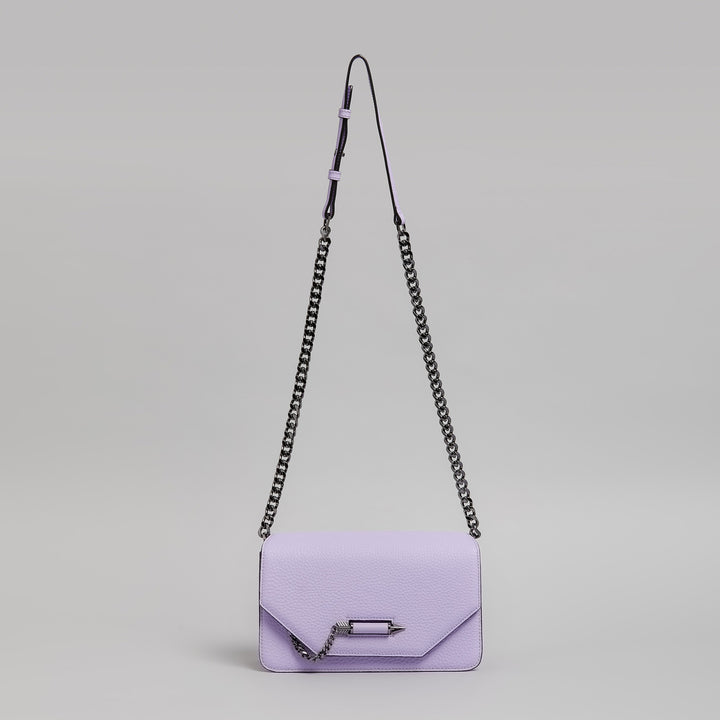 Mackage - Cortney Leather Crossbody Bag in Lilac