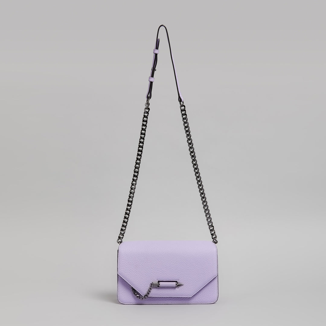 Mackage - Cortney Leather Crossbody Bag in Lilac