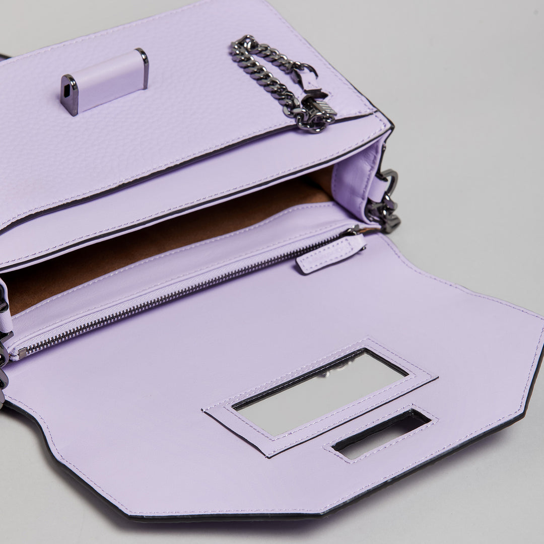 Mackage - Cortney Leather Crossbody Bag in Lilac
