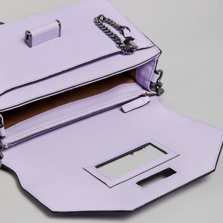 Mackage - Cortney Leather Crossbody Bag in Lilac