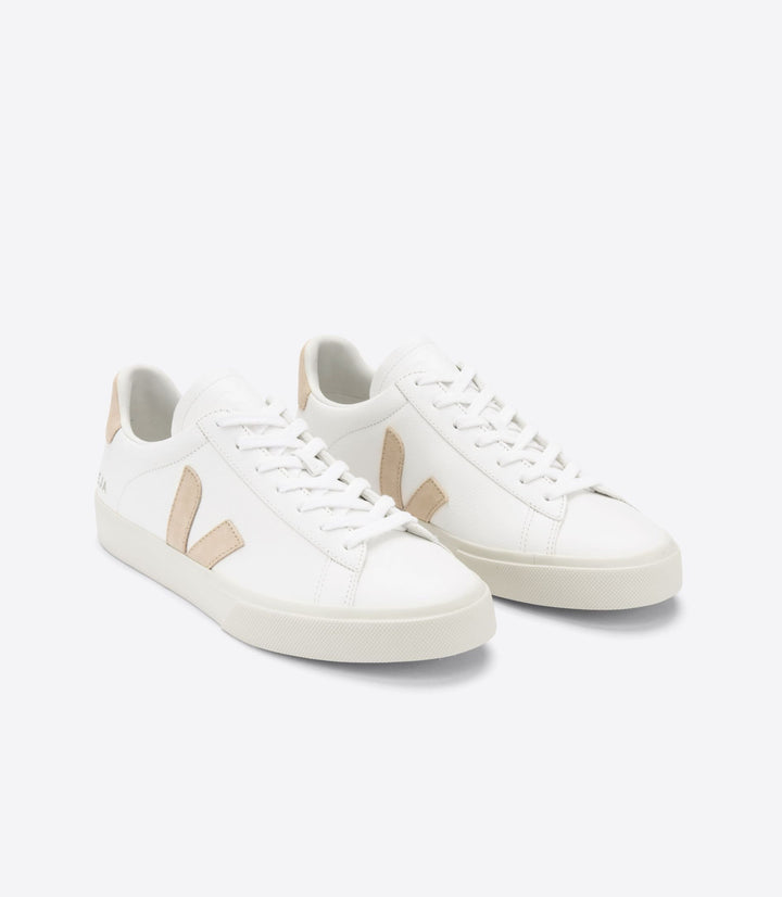 Veja - Campo Chromefree Leather in White Almond