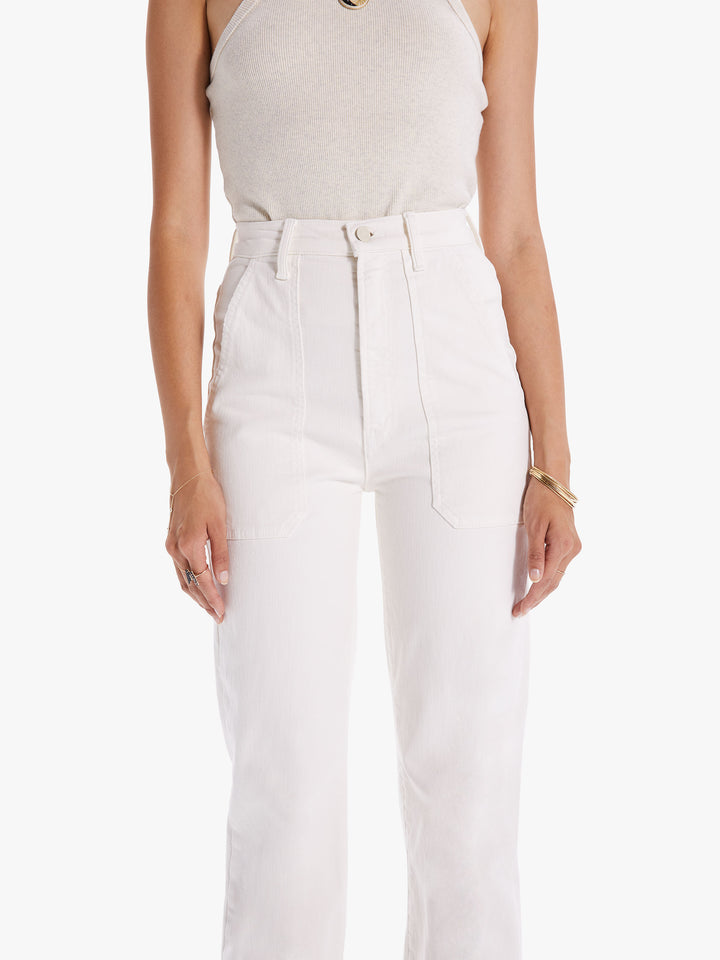 Mother - Wrapper Patch Springy Ankle in Cream Puffs