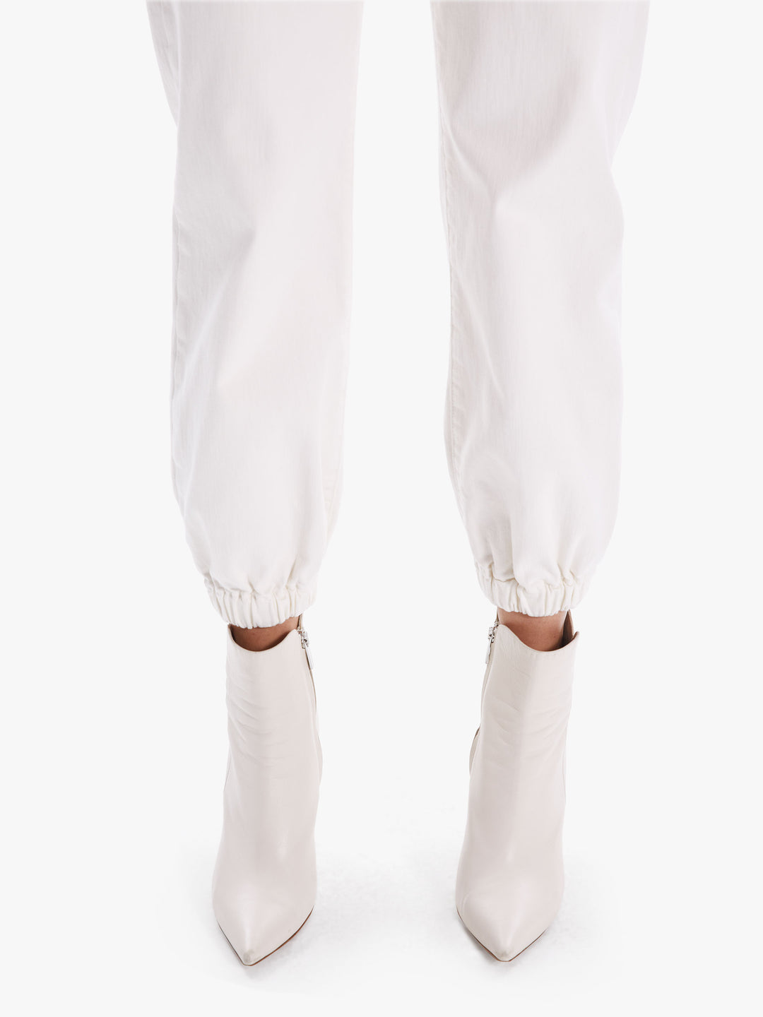Mother - Wrapper Patch Springy Ankle in Cream Puffs