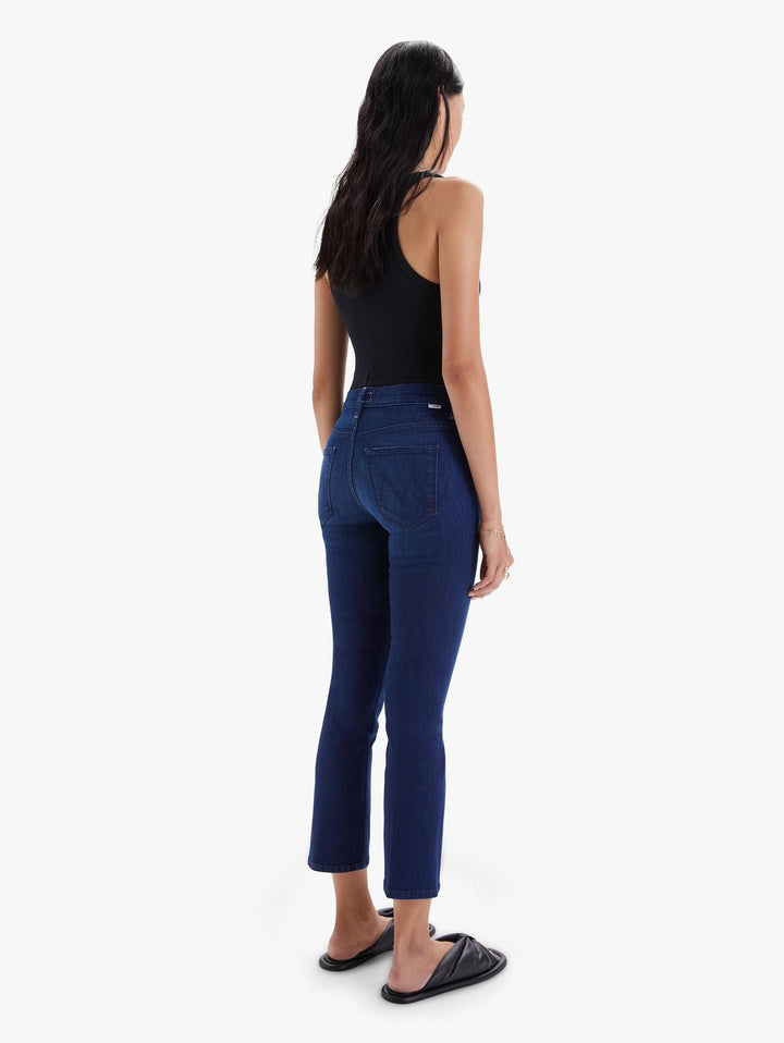 Mother Denim - The Insider Ankle Bootcut Jeans in Cross Your Fingers