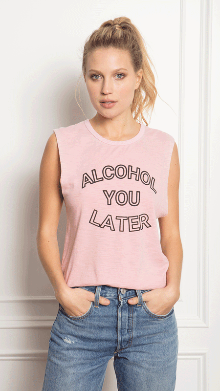 Feel the Piece - Alcohol You Later Cut Off Tank