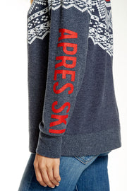 Chaser - "Apres Ski" Love Knit Long Sleeve Raglan Pullover