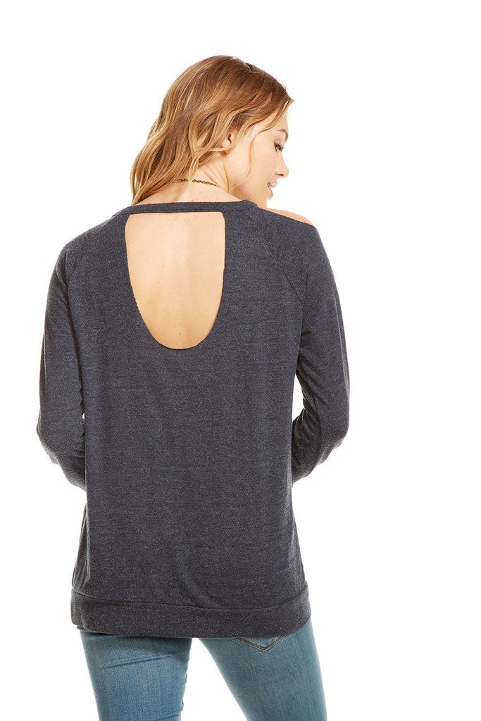 Chaser - Love Knit L/S Deconstructed Pullover