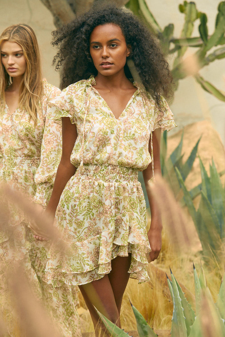 Misa - Maia Dress in Green Goddess