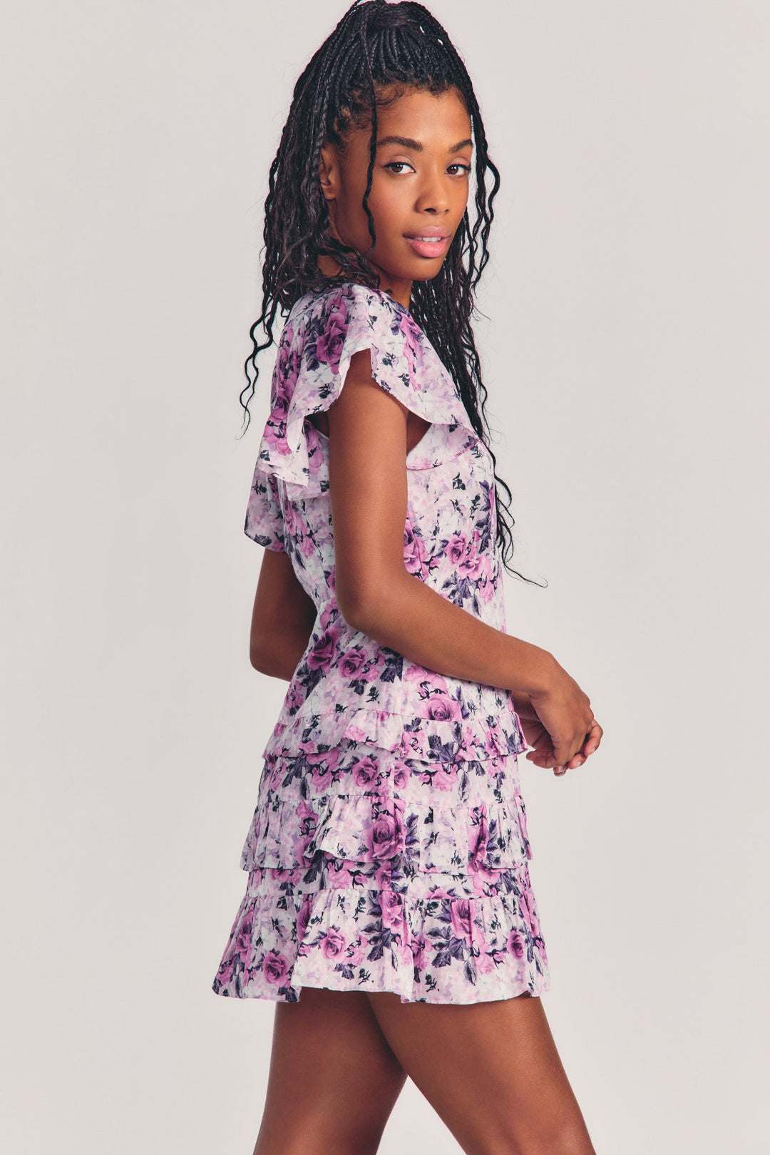 Love Shack Fancy - Higgins Dress in Sandy Pink Shores