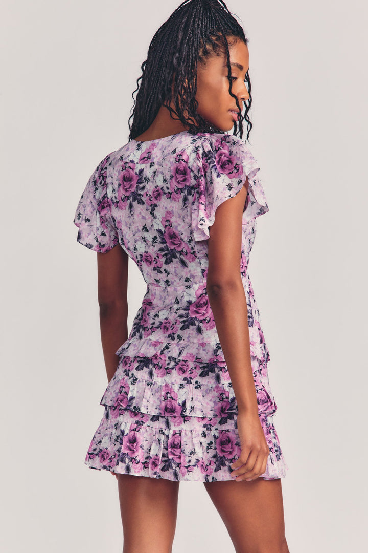 Love Shack Fancy - Higgins Dress in Sandy Pink Shores