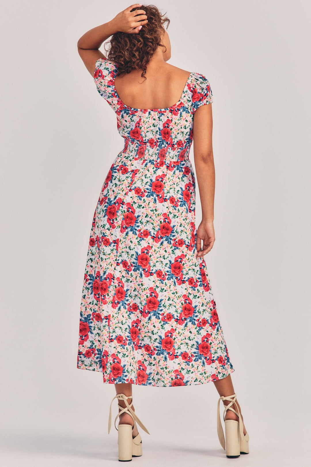 Love Shack Fancy - Vernon Dress in Rush of Red