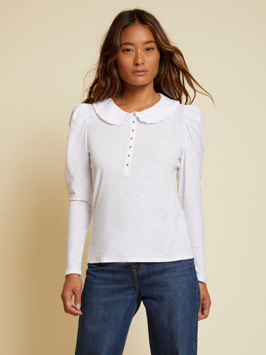 Nation LTD - Dabney Prim and Proper Tee in White