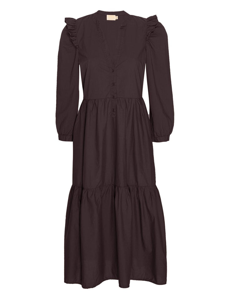 Nation LTD - Dalia Victorian Dress in Sangre