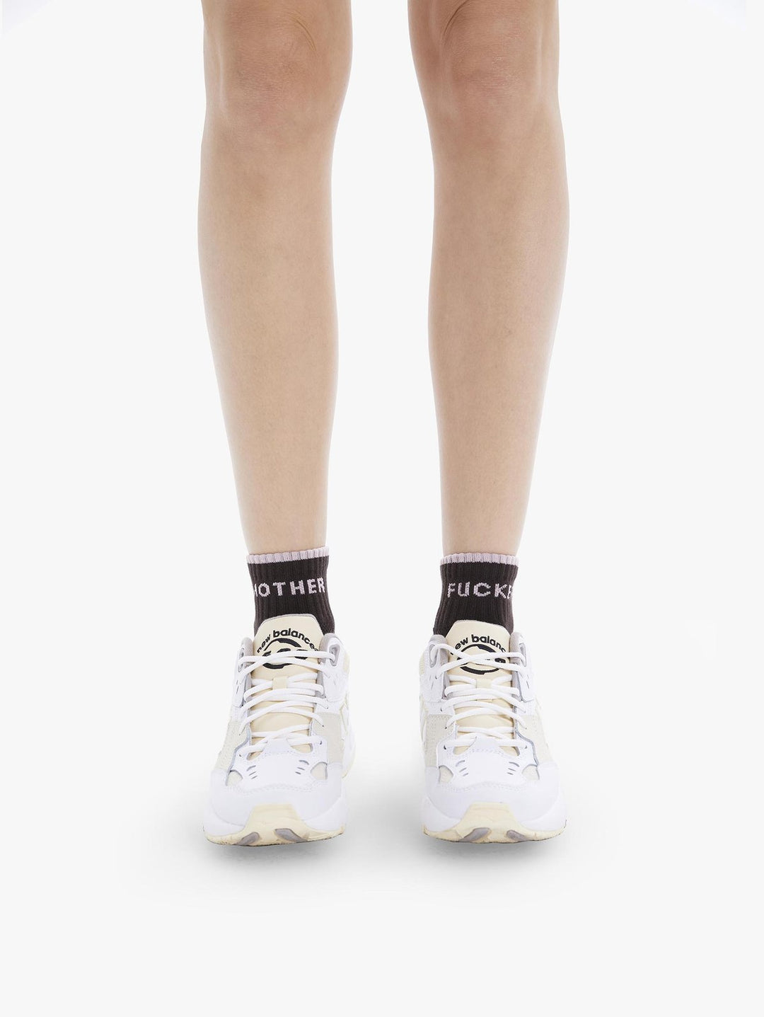 Mother - Baby Steps Ankle in Black/PinkMother F*cker