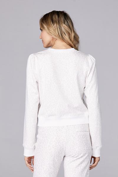 David Lerner - Puff Sleeve Pullover in Nude